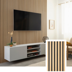 Hem & Ro™ Signature Akustisk Ribbepanel — Natur Eik