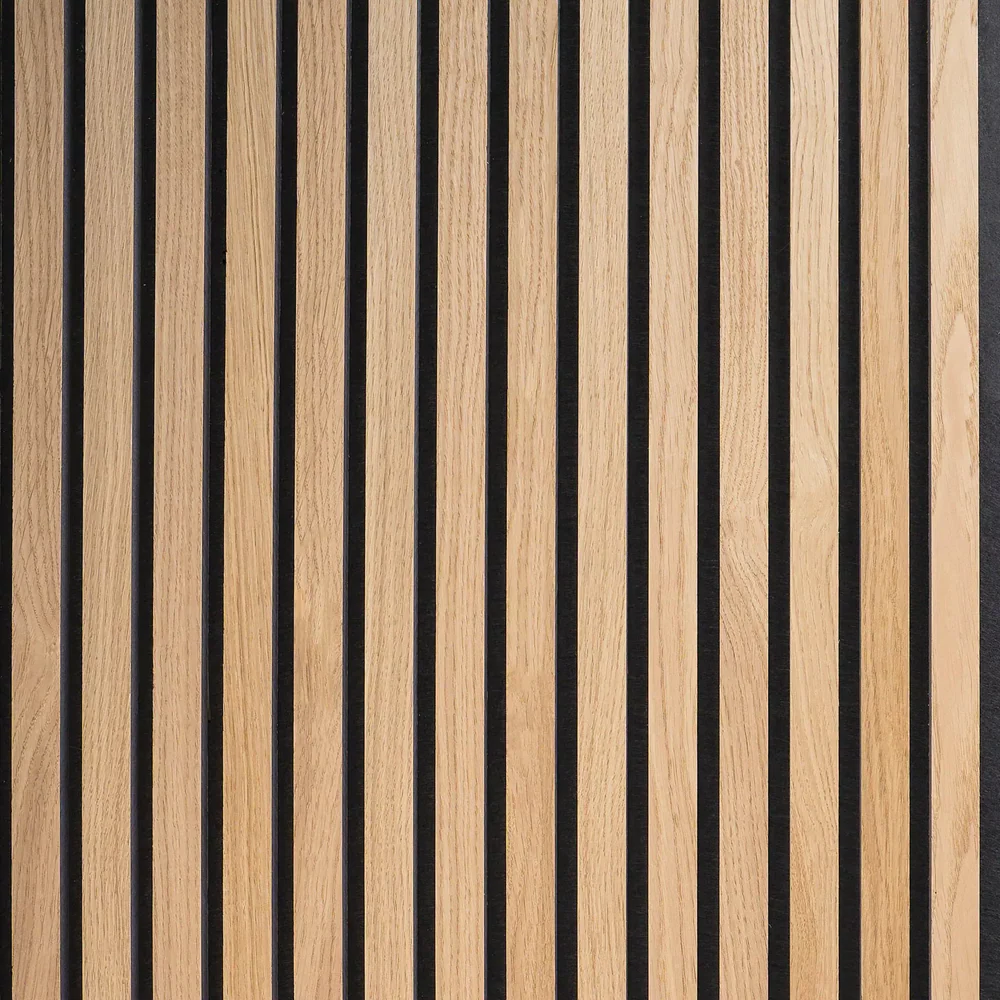 Hem & Ro™ Signature Akustisk Ribbepanel — Natur Eik