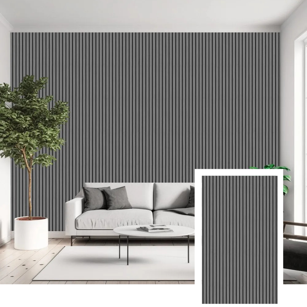 Hem & Ro™ Signature Akustisk Ribbepanel — Natur Eik
